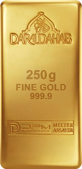 250g Gold Bar 24K (999.9)