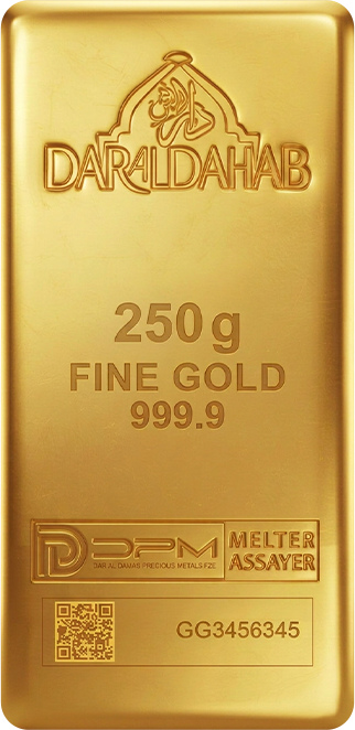 250g Gold Bar 24K (999.9)