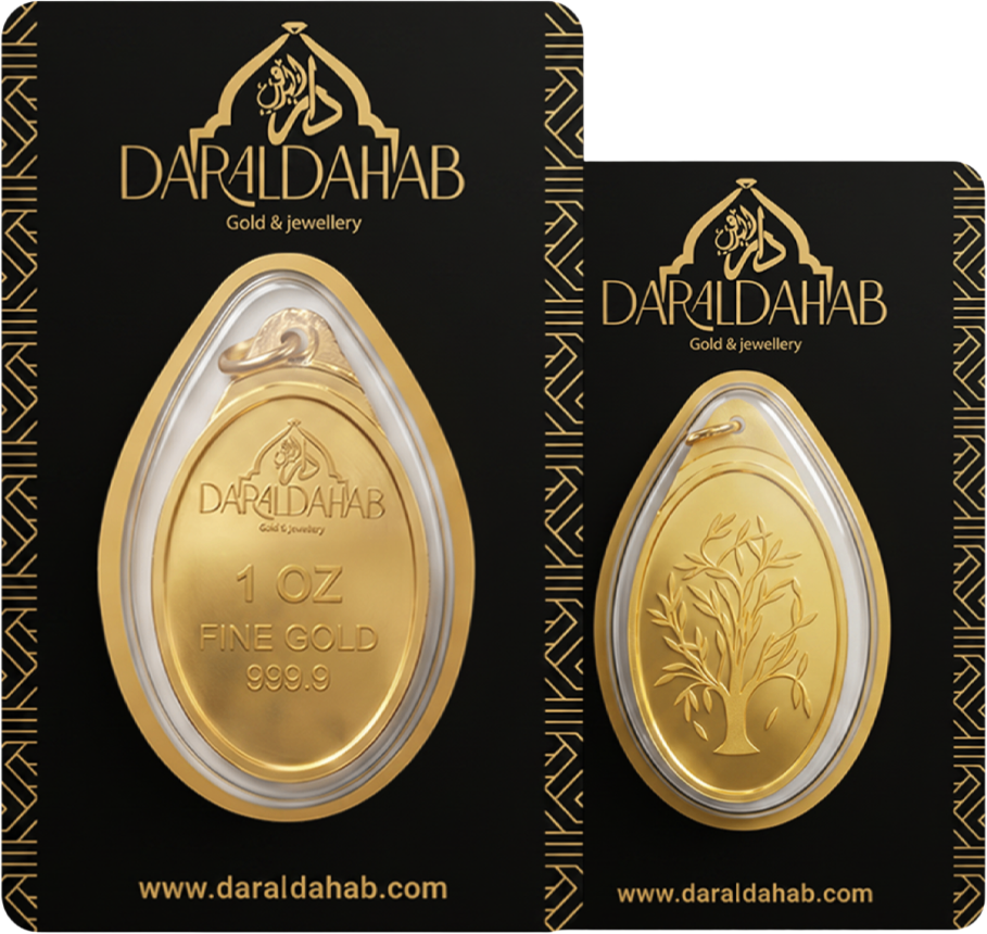 1 oz Oval Gold Bar 24K (999.9)