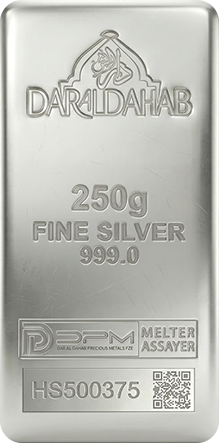 250g Silver Bar 999.0