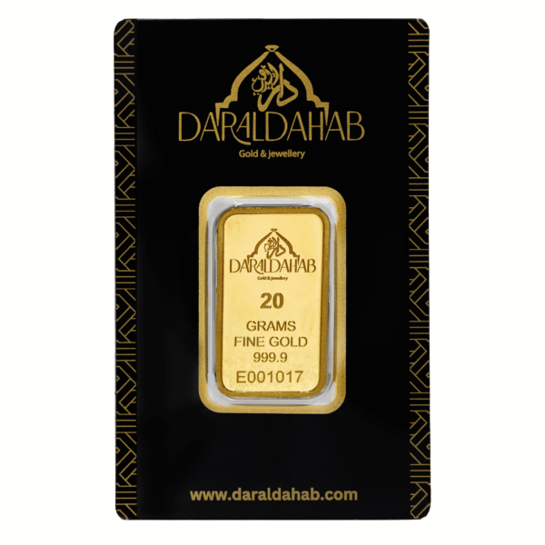 20g Gold Bar 24K (999.9)