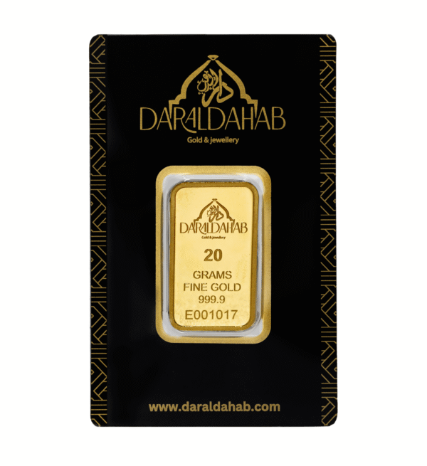 20g Gold Bar 24K (999.9)