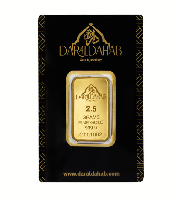 2.5g Gold Bar 24K(999.9)