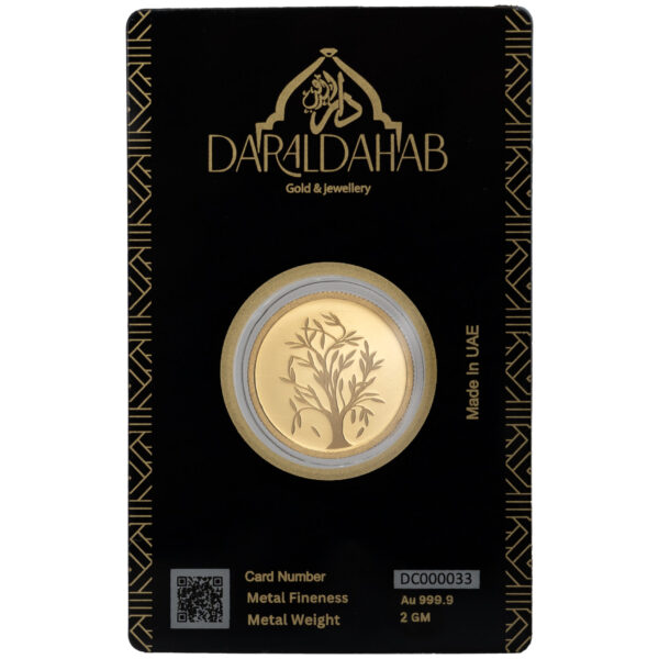2g Gold Coin 24K (999.9)
