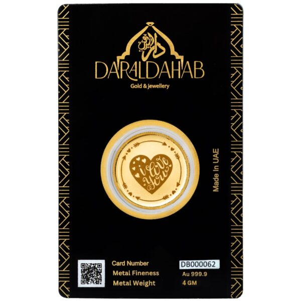 I Love You Gift Gold Coin