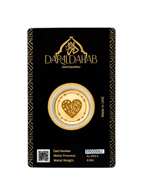 I Love You Gift Gold Coin