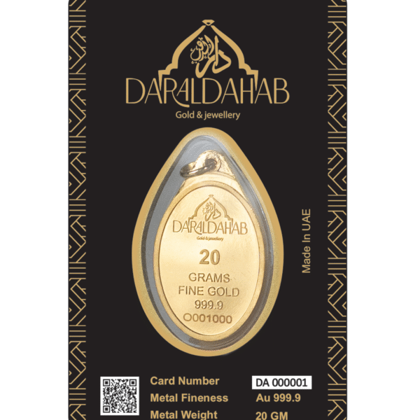 20 Gram Oval Pendant