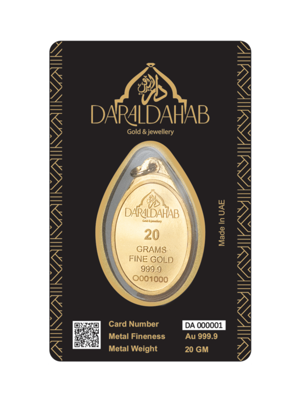 20 Gram Oval Pendant